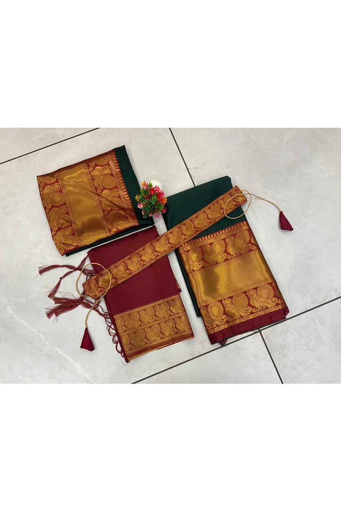 Kids Traditional South Indian Half Saree (kruti)